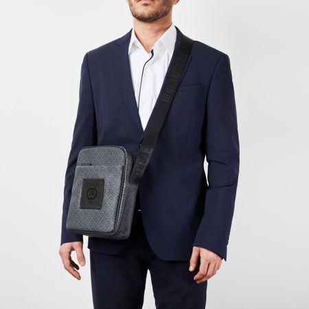 Cerruti 1881 Reporter bag Logomania Grey