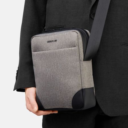Cerruti 1881 Reporter bag Holborn Light Grey